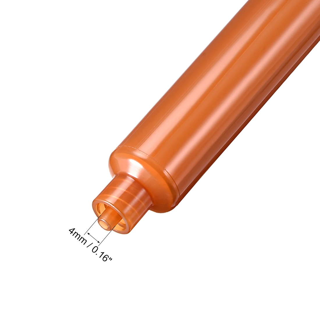 Uxcell 10CC/10 мл коричневый клей шприцы трубка рукав с поршнем для промышленных 5 шт |