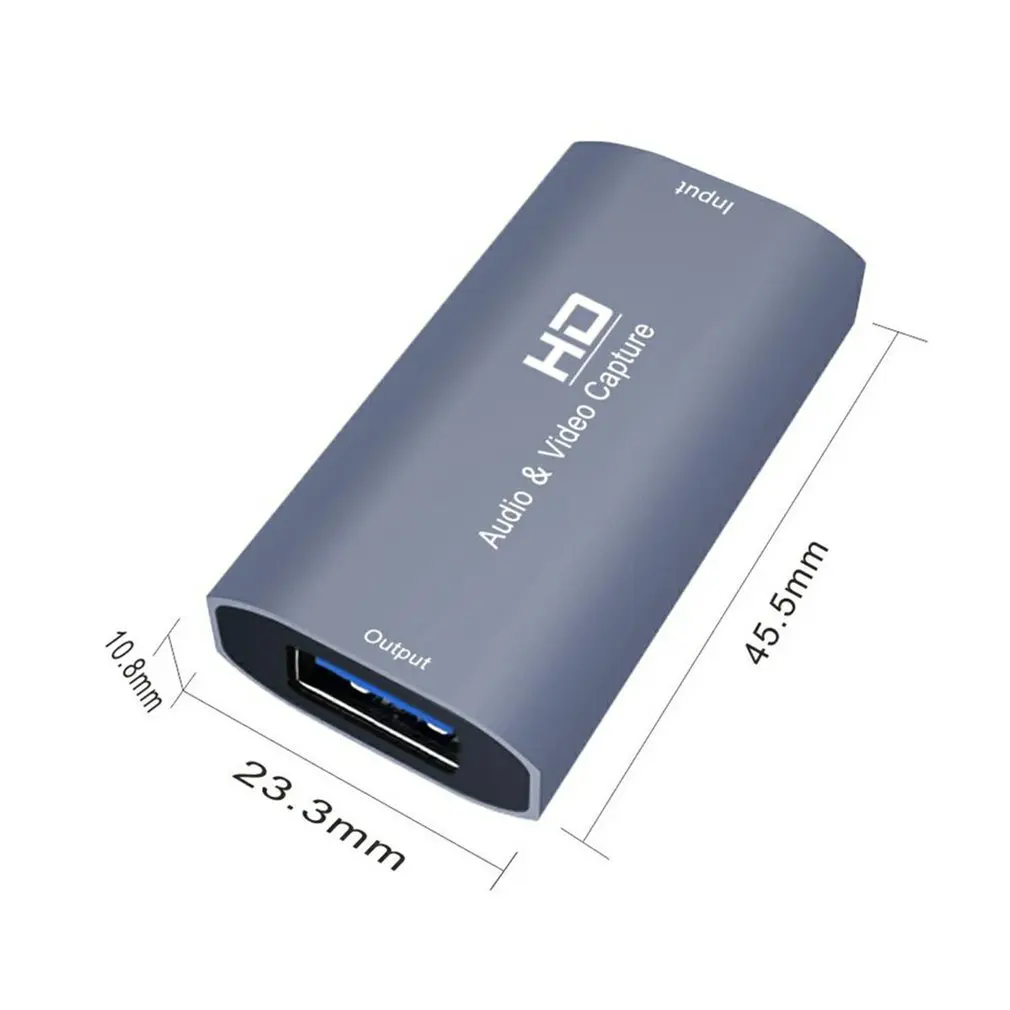 4K 60hz Loop HDMI-compatible Capture Card Placa de Video Recording Plate Live Streaming USB 1080p Grabber for PS4 Game DVD | Компьютеры и