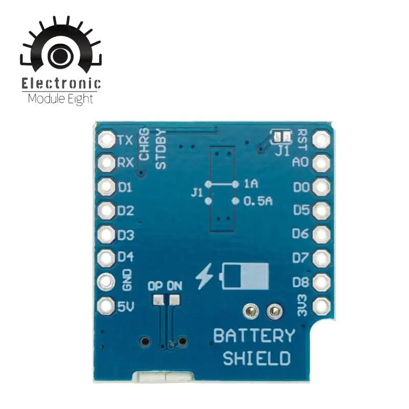 Защита аккумулятора V1.1.0 V1.2.0 Для WEMOS D1 mini зарядка и усиление одной литиевой