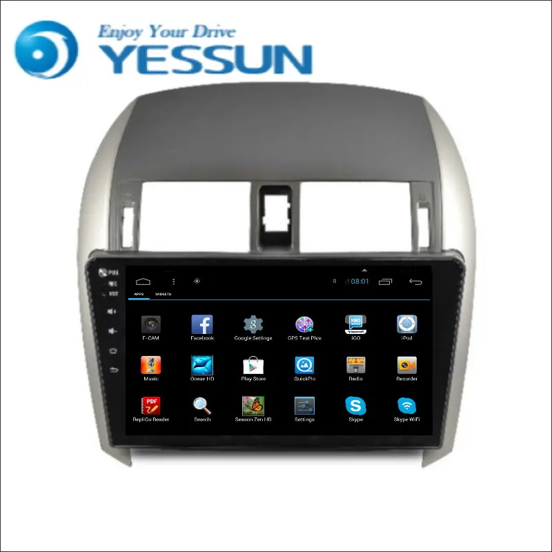 YESSUN для Toyota Corolla 2007 ~ 2013 Android автомобильный навигатор GPS HD сенсорный экран стерео