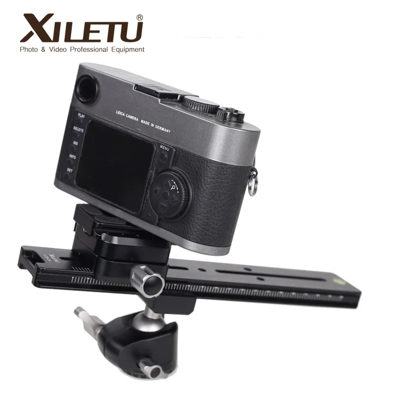 XILETU LCB 24B Track Dolly Slider фокусировочная фокусировка рельса слайдер и зажим с QR