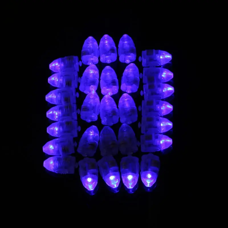 50 шт./лот красочные светодиодные лампы светильники для воздушных шаров бумажные