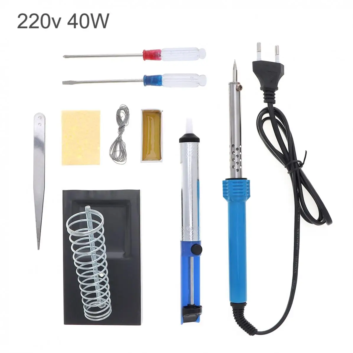 Электрический сварочный паяльник 220 В 30/40/60 Вт с европейской вилкой|tool kit set|tool kittool