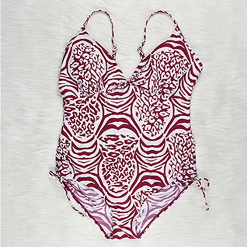 Купальный костюм 2019 бикини с удобрениями высокой талией большого размера