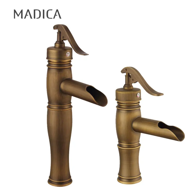 

Смеситель для раковины в античном стиле, с поворотным носиком