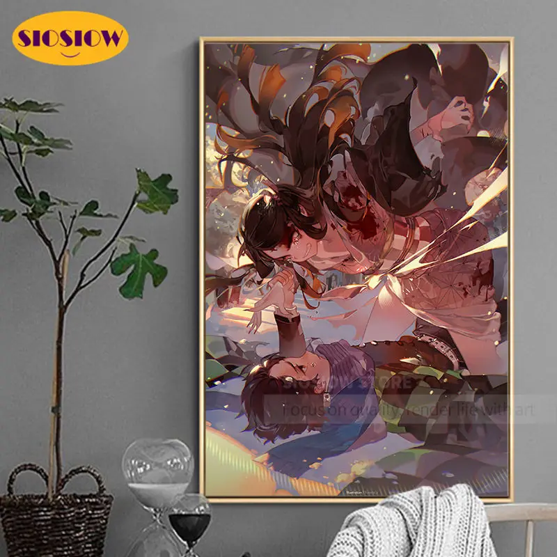 Набор для алмазной вышивки постер с 3d-изображением аниме 5d в стиле сделай сам