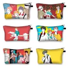 Мультяшная косметичка с аниме юютсу кайсен, женская косметичка Gojo Satoru Yuji Itadori, дамские портативные мини-сумочки в подарок