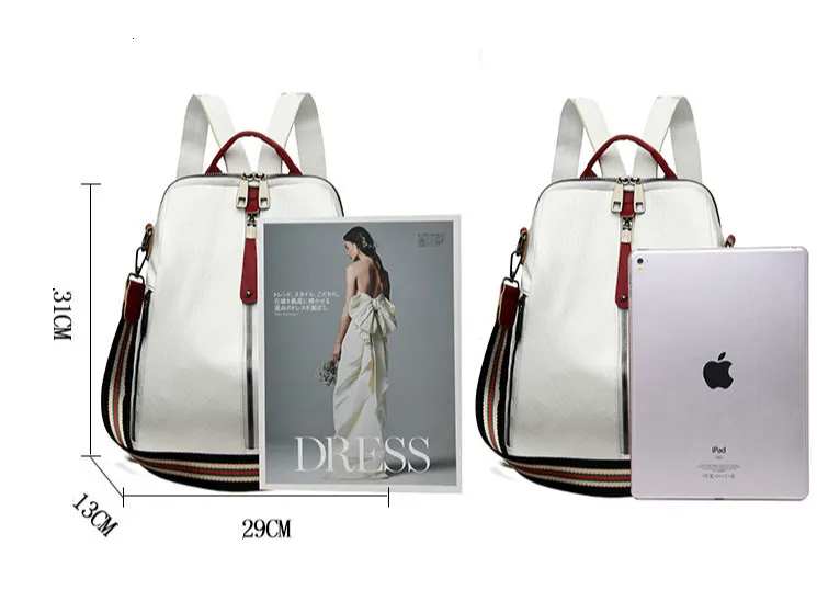 Women Backpack Female High Quality Soft Leather Book School Bags For Teenage Girls Sac A Dos Travel Back pack Rucksacks Mochilas | Багаж и