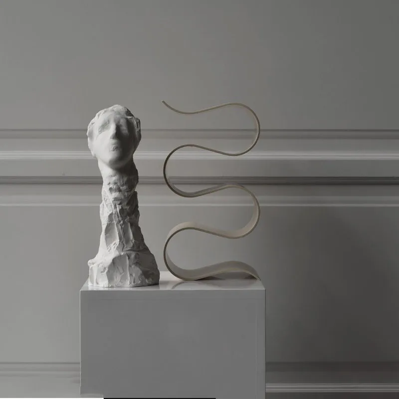 

Modern Abstract Character Art Statue Home Crafts Decor Objects Office Created The Plaster Sculpture Artwork No 1 Ballad