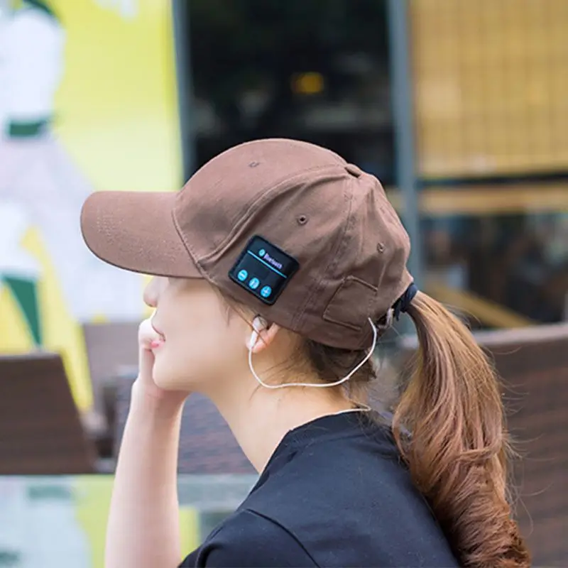 Беспроводные наушники Bluetooth наушники для Bluetooth музыкальная Кепка для мужчин/женщин Открытый Отдых громкой связи бейсбольная шляпа