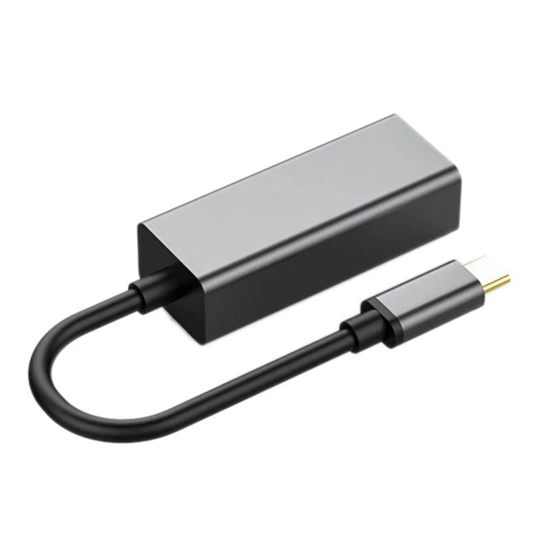 

USB C к Ethernet-адаптеру, USBc к RJ45 портативный кабельный адаптер, подходит для Pro / Air, iPad Pro, Dell XPS