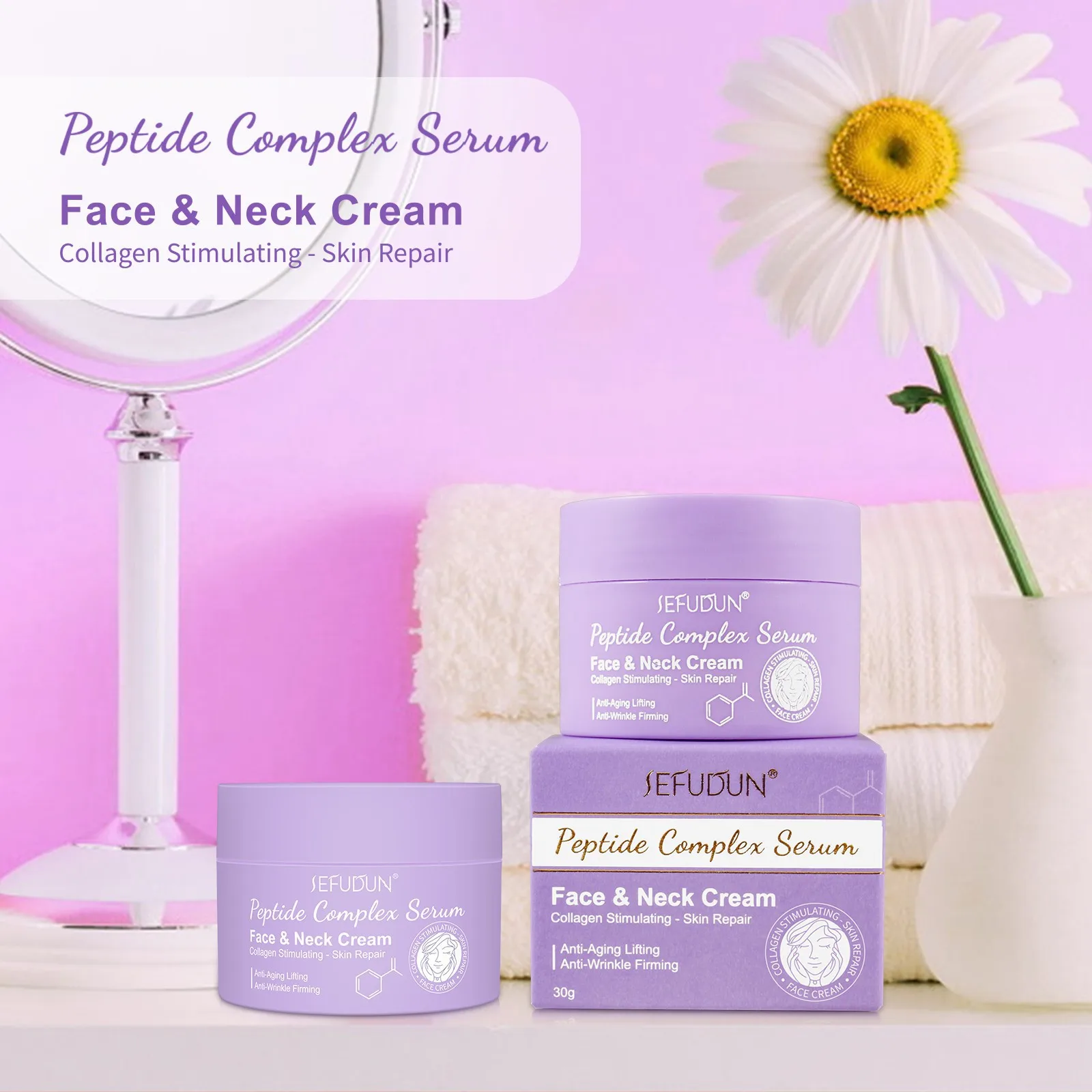

30g Face&Neck Collagen Stimulating-Skin Repair Cream Anti-Aging Lifting Anti-Wrinkle Firming Collagen Stimulating-Skin Repair