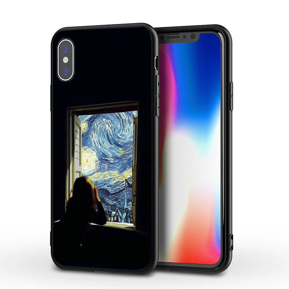 Чехол для телефона с рисунком "Картина маслом" iphone 11 Pro Max чехол из мягкого ТПУ