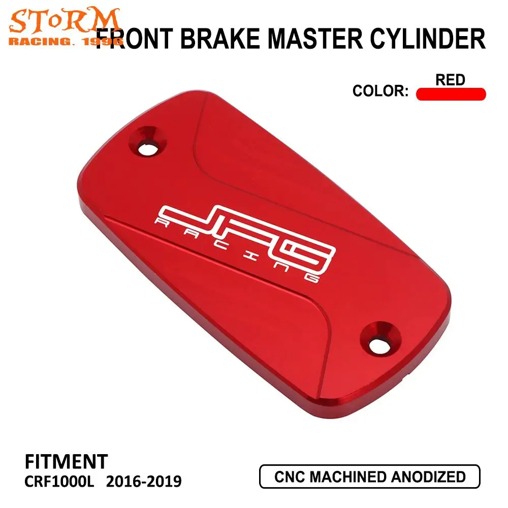 

Aluminum Motorcycle Front Brake Cylinder Fluid Reservoir Cover Cap With Laser LOGO For Honda CRF1000L CRF 1000L 1000 L 2016-2019