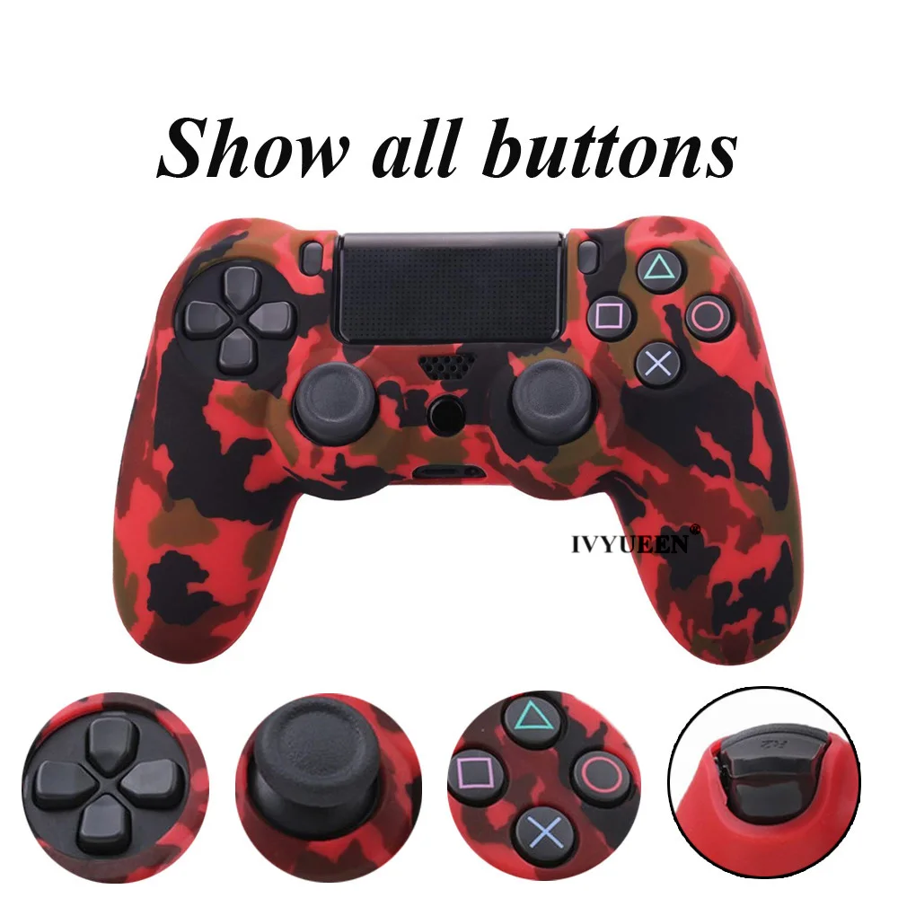 IVYUEEN для Sony PlayStation 4 PS4 Pro Тонкий силиконовый чехол с контроллером защитный