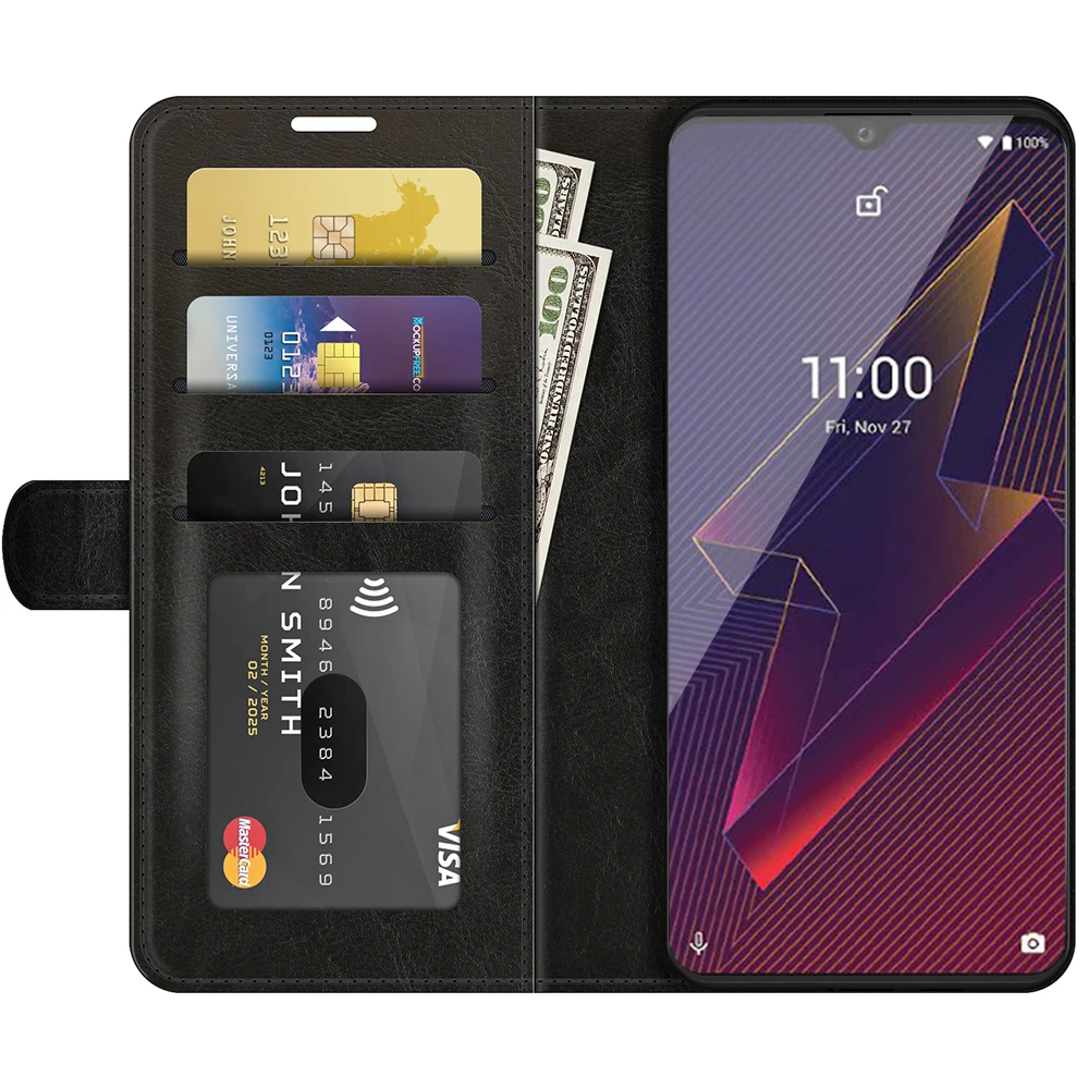 Чехол WikoU20 для Wiko Power U20 (6.82in) чехол-кошелек с подставкой карт Стильный флип-чехол