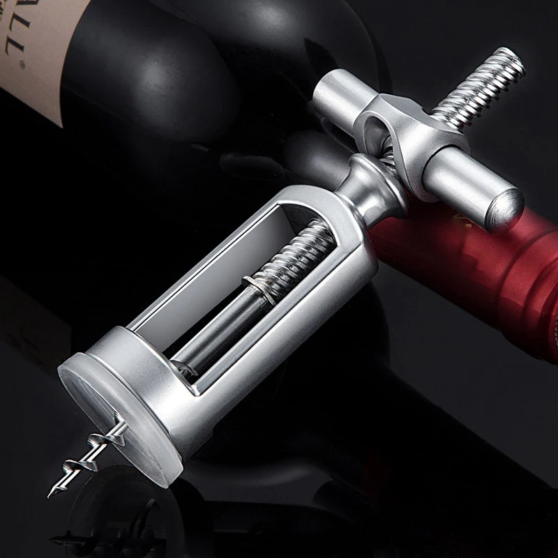 

Wine Bottle Opener Zinc Alloy Wine Corkscrew Leverage Home Practical Portable Hotel Restaurant KTV Bar Tools