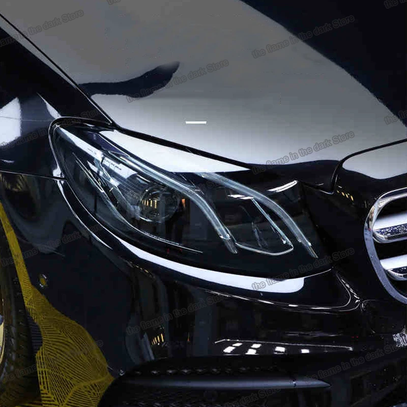 car headlight anti-scratch protective film for mercedes benz S class 2014 2015 2016 2017 2018 2019 W222 accessory sticker c217 | Автомобили