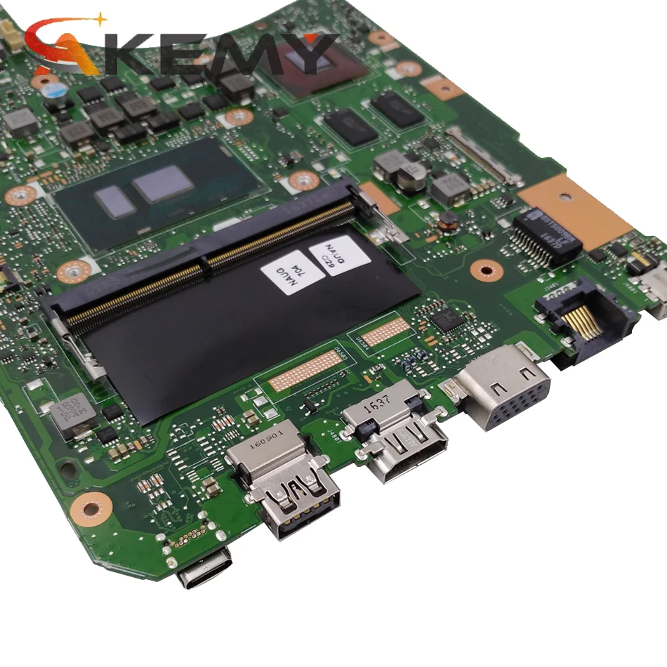Материнская плата для ноутбука X556UJ ASUS X556UB X556UV X556UR X556UF X556UQ X556U оригинальная