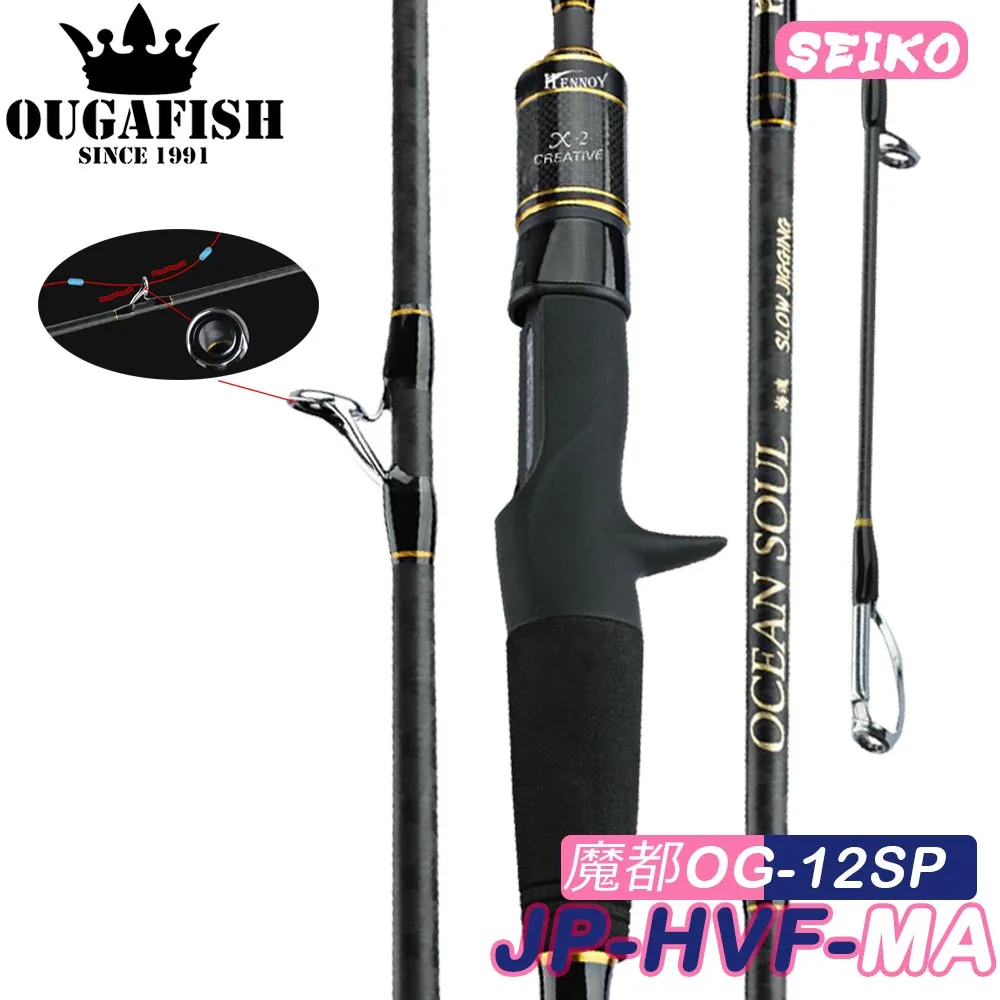 

Fishing Rod Spinning Casting Canne A Peche Carbonne Vara De Pesca Accesorios Mar Slow Jigging Rods Fuji A components equipamente