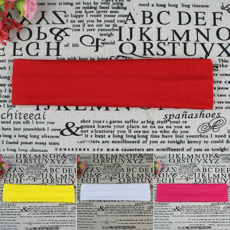 Женская лента для волос при занятиях йогой спортивный ободок женский и мужской