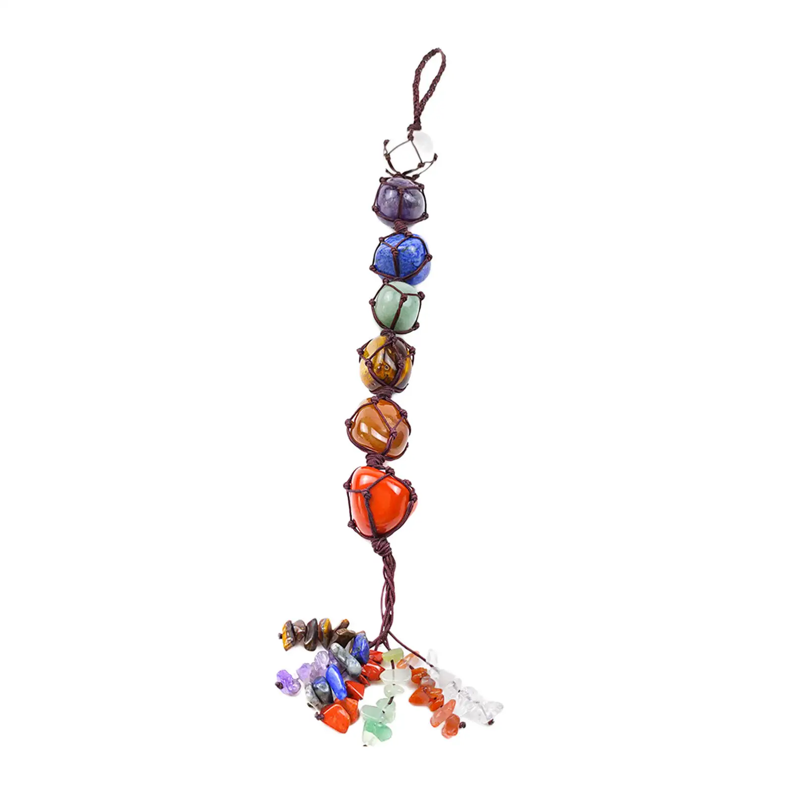 

Crystal Window Car Hanging Hanging Ornament Wall Hanger Gemstones Tassel