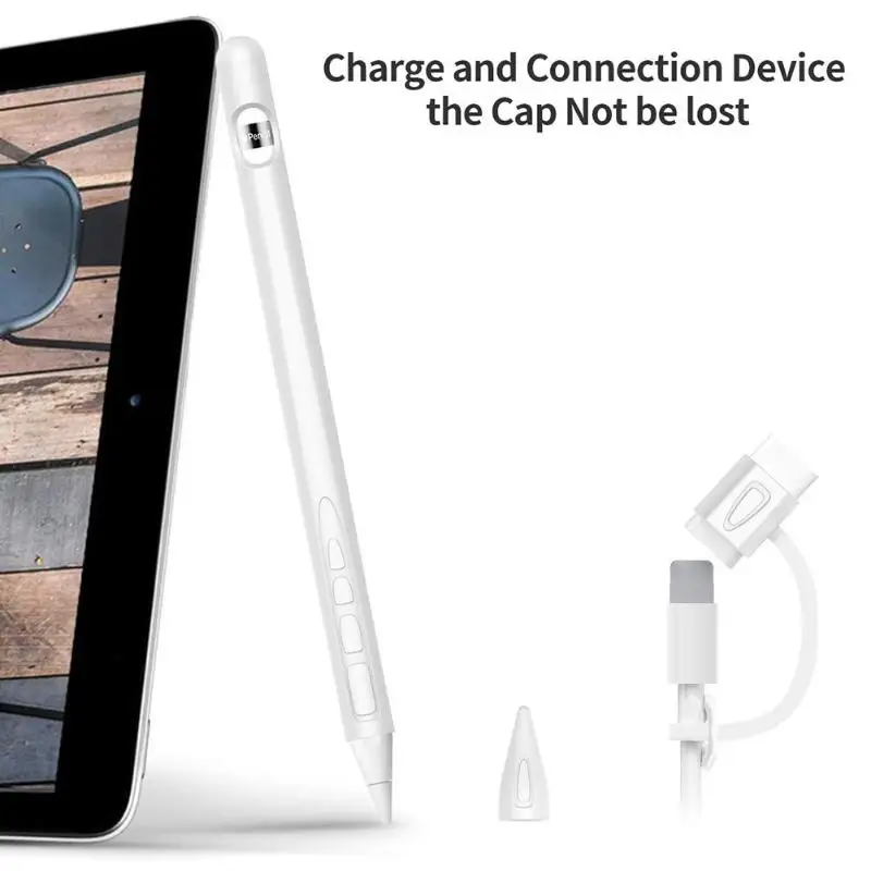 Силиконовый чехол со стилусом для планшета Apple Pencil 1 аксессуары мягкий силиконовый защитный чехол для Apple Pencil 1 чехол