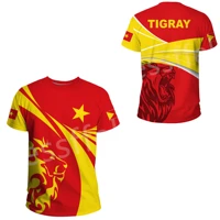 tessffel africa country ethiopia tigray flag retro 3dprint menwomen summer casual funny tee short sleeves t shirts streetwear 4