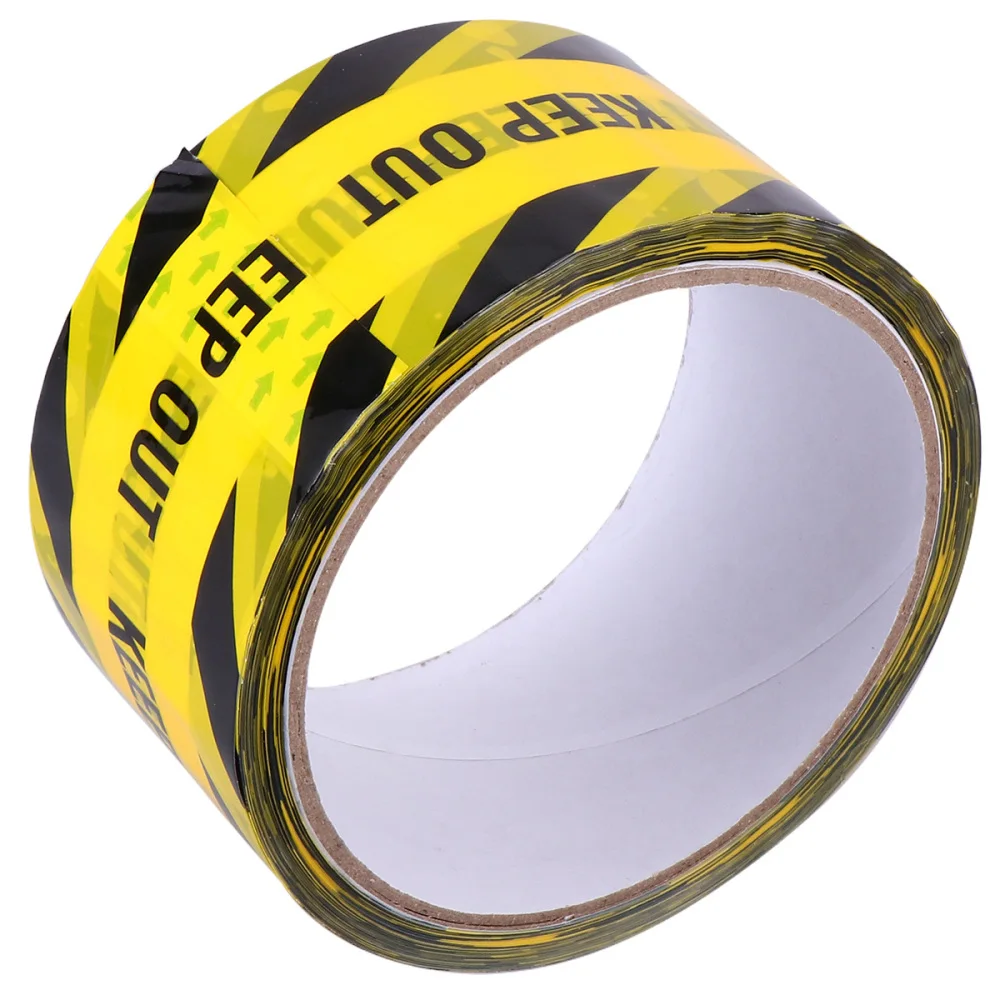 

1 Roll Thank You Safety Tape Safe Self Adhesive Sticker Warning Tape Masking Tape Safety Stripes Tape for Walls Floors Pipes (Ye