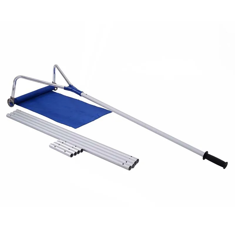 

193-640cm Roof Snow Shovel Telescopic Rod Roof Rake Roof Snow Removal System Oxford Cloth Roof Rake For Removing Snow Cleaner