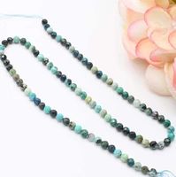 4mm natural faceted phoenix stone irregular multicolour round beads for diy necklace bracelet jewelry making 15 free delivery