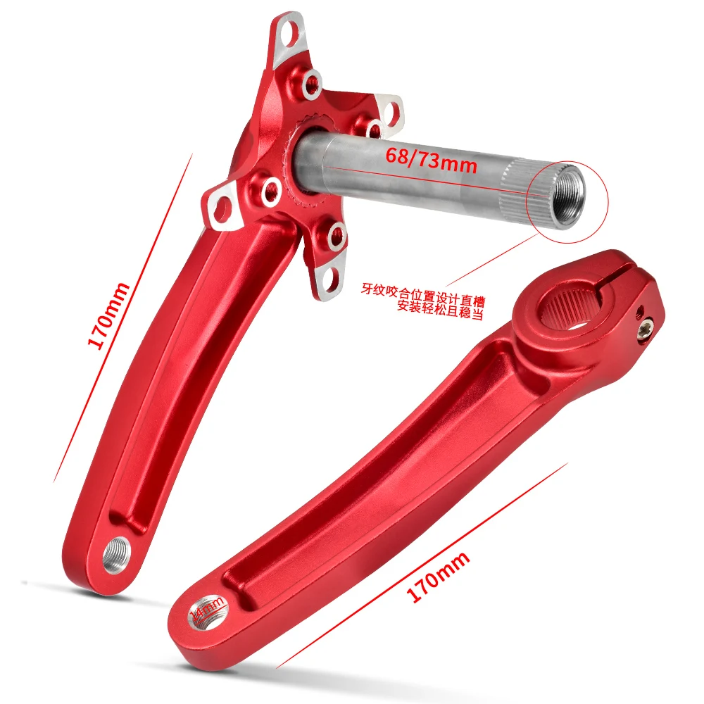 SWTXO Велосипедные шатунные рукава набор 170 мм 104 BCD горный велосипедный каретка с переключателем и звездочкой для Shimano FSA Giant on.