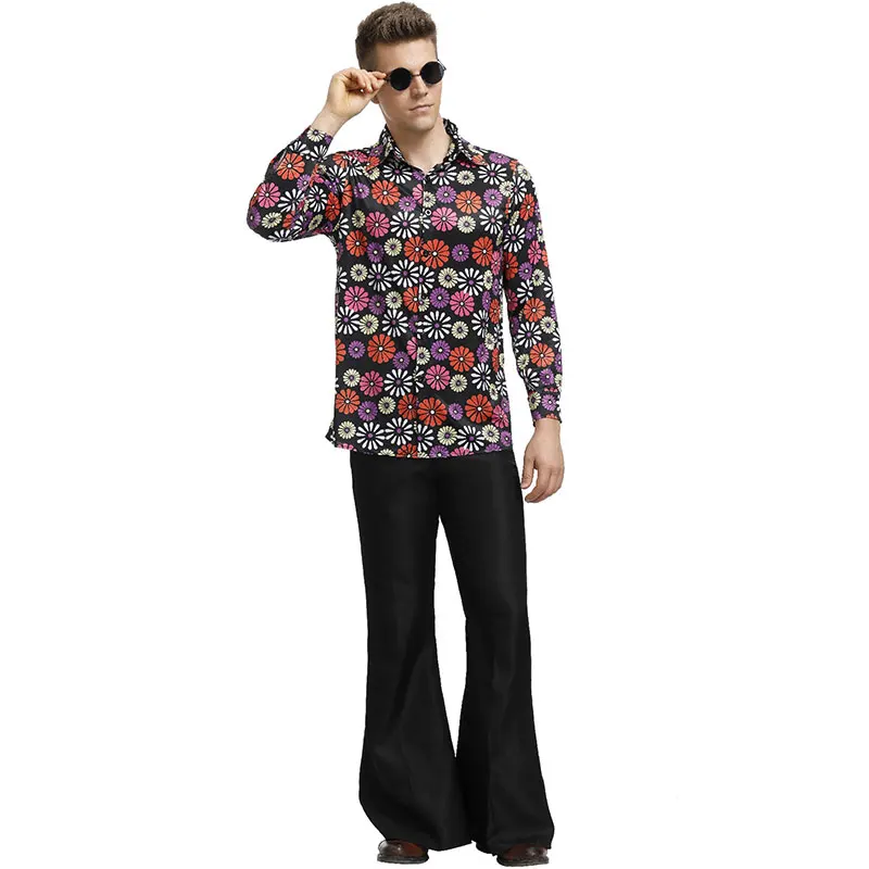 

Men's 60s 70s Hippie Costume Halloween Fancy Costumes