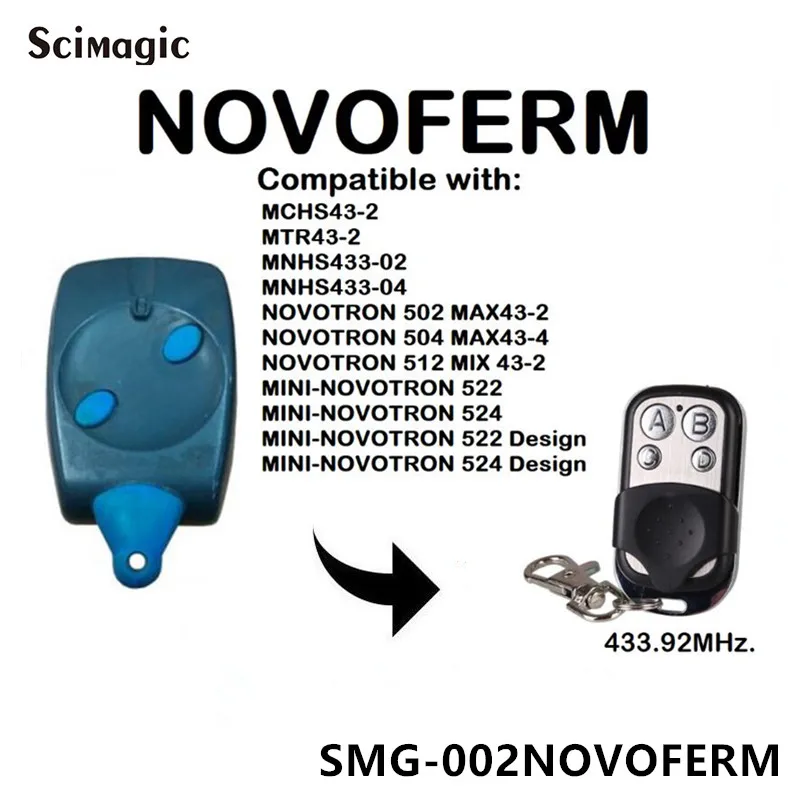 NOVOFERM NOVOTRON 502 MAX43 2 запасной пульт дистанционного управления для гаражных