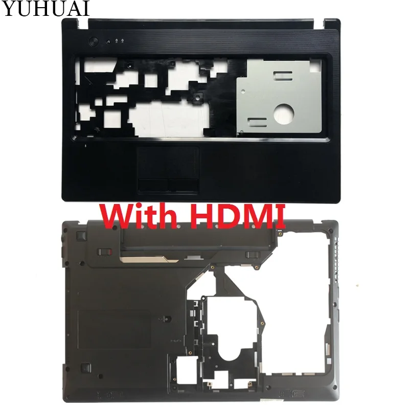 C and D shell Чехол для lenovo G570 G575 Упор для рук, верхний чехол/нижний чехол для ноутбука с "HDMI" Combo - Цвет: C and D shell