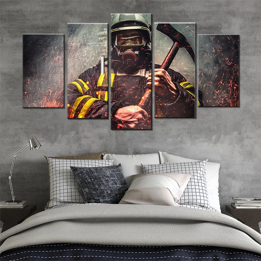 5 шт. плакат на холсте с рамкой для украшения дома|Рисование и каллиграфия| |