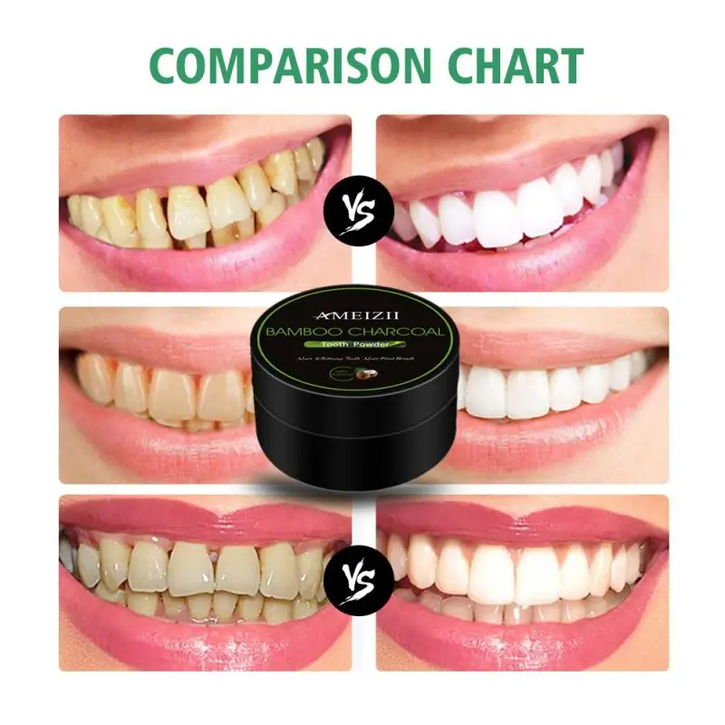 Натуральный активированный уголь бамбуковый порошок для отбеливания зубов