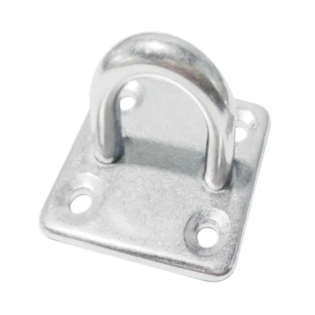 

304 Stainle Steel 5/6/8/10mm Square Eye Plates Marine Pad Boat Rigging