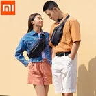 Новинка оригинальная Спортивная поясная сумка Xiaomi Mijia модная поясная сумка для телефона для бега для женщин мужчин Детей Светоотражающий водонепроницаемый кошелек