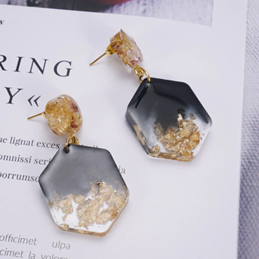 Хит Кристалл эпоксидная смола УФ клей плесень Силиконовая Серьга Кулон литье