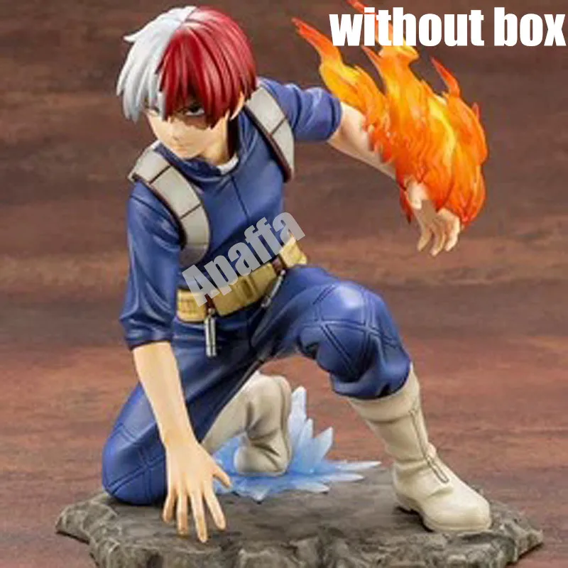 16 см аниме My Hero Academy Figure todoroki shoto фигурка ПВХ коллекционные модельные украшения игрушки куклы для детей - Цвет: without box