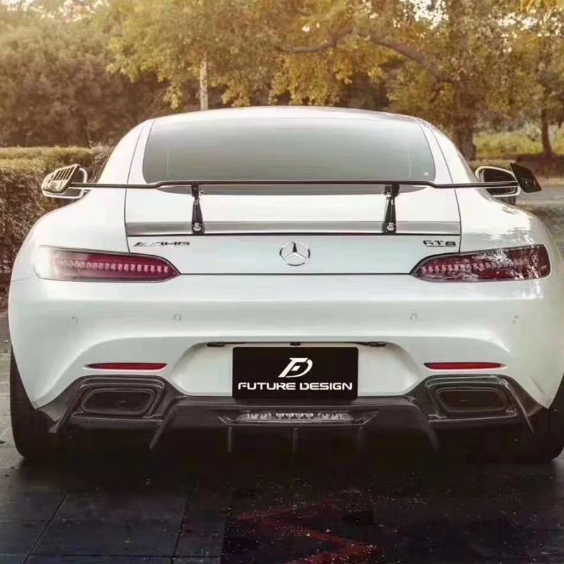 Задний спойлер из углеродного волокна задний для багажника автомобильные