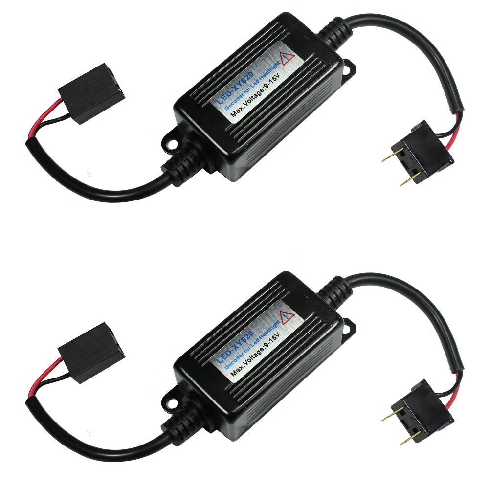 

YUNPICAR H7 светодиодный декодер фары Canbus резистор антимерцающий жгут фиксиПредупреждение ющий декодер ошибок для Volkswagen Sagita