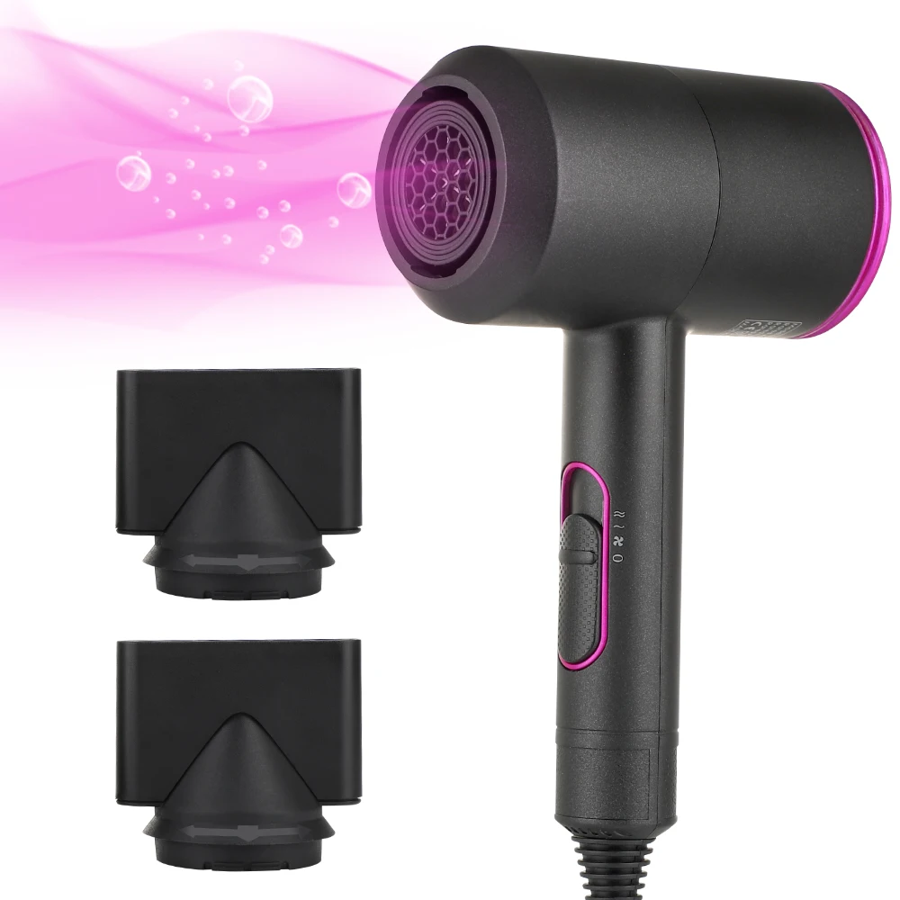 

Negative Ion Hair Dryer High Speed Professional Blow Dryer Aluminum Alloy Powerful Electric Hair Dryer for House Travel Tool