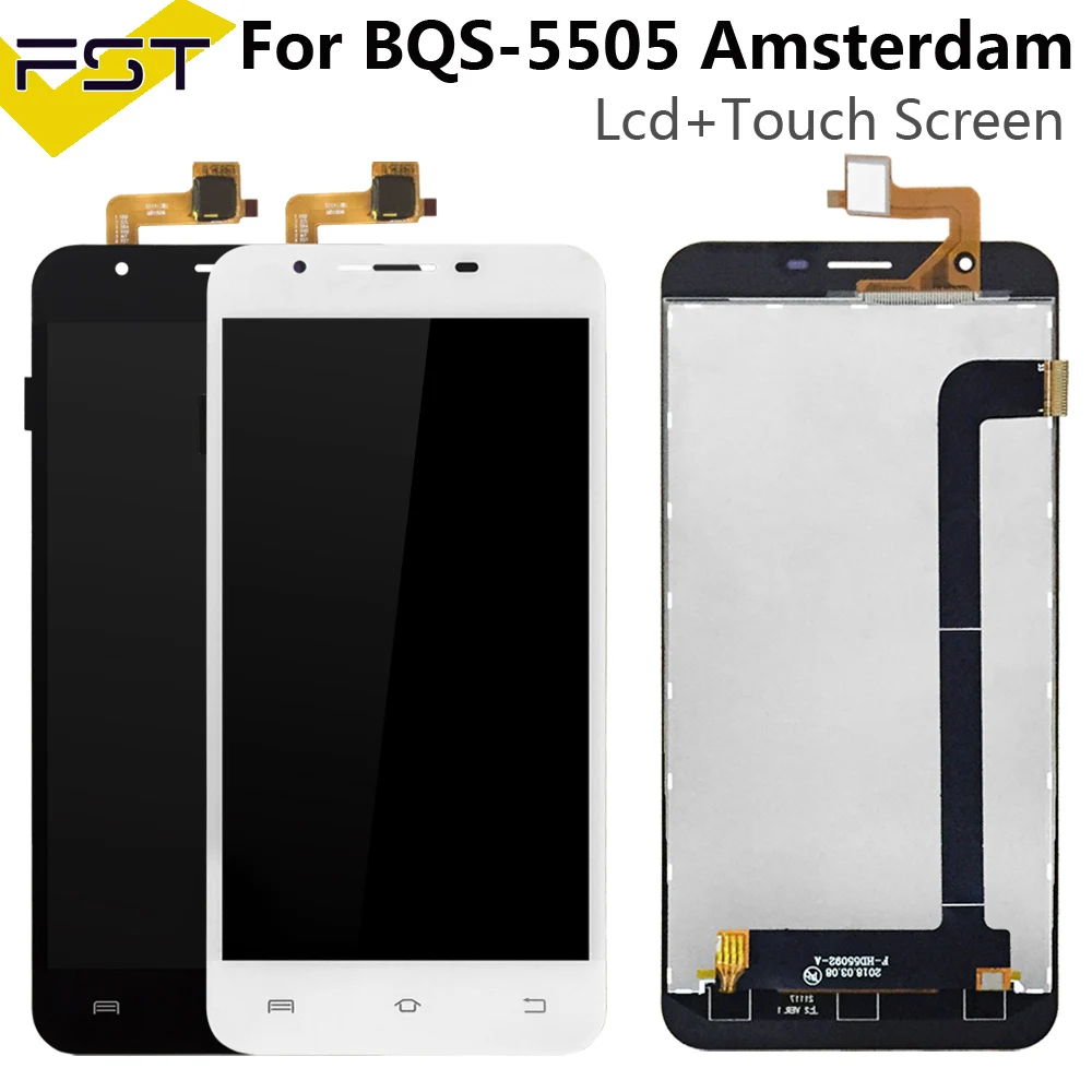 Для BQS 5505 ЖК дисплей + сенсорный экран дигитайзер для сборки BQ S 5505|Экраны
