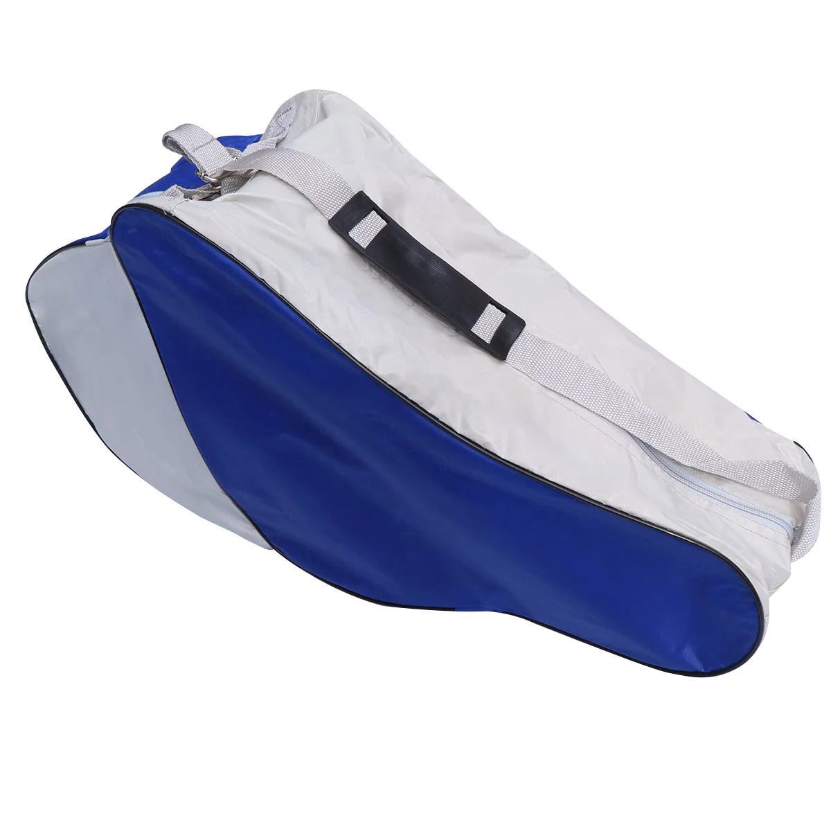 

Adults Roller Skating Shoes Storage Bag Triangle Shaped Pouch Mesh Cloth Shoulder Bag High-capacity Shoes Container(Blue)