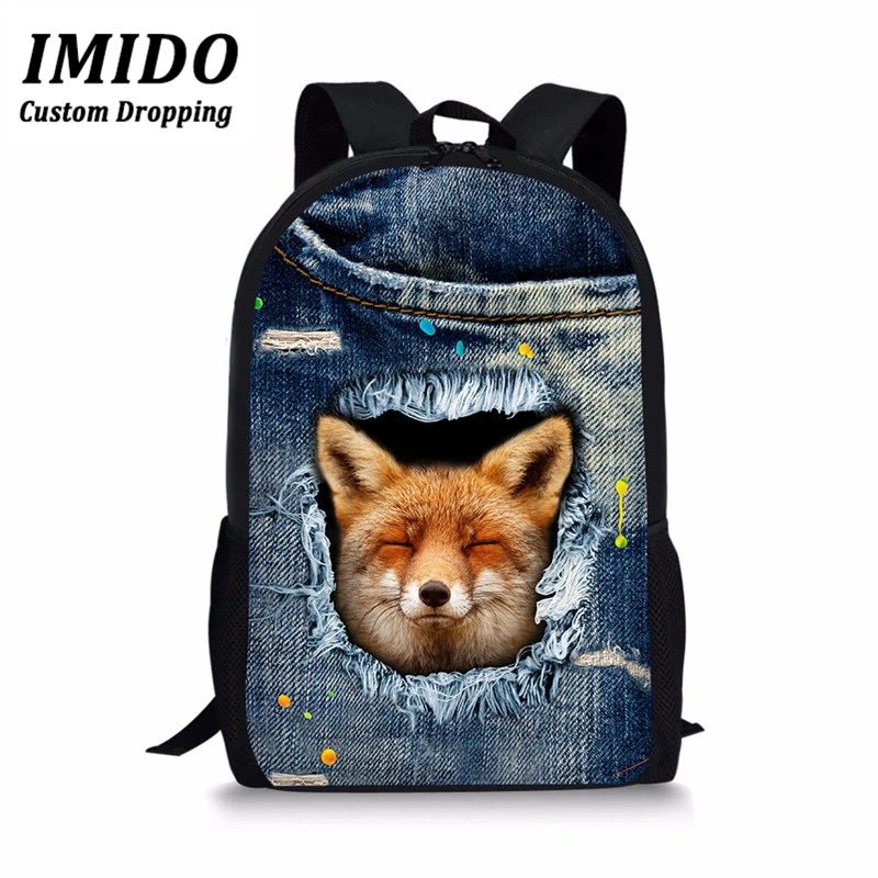 Джинсовый Рюкзак LALIN 2019 для детей учеников начальной школы сумки книг рюкзаки на