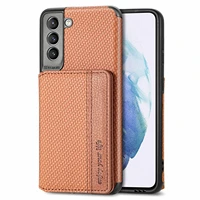 fiber texture pu leather case for samsung galaxy s21 s20 fe s10 plus note 20 ultra a72 a71 a52 a51 wallet card slots cover case