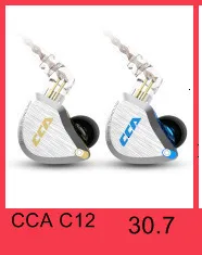 CCA C16 8BA привод в ухо наушник 8 сбалансированных арматуры HIFI Мониторинг наушники гарнитура со съемным отсоединением 2PIN кабель