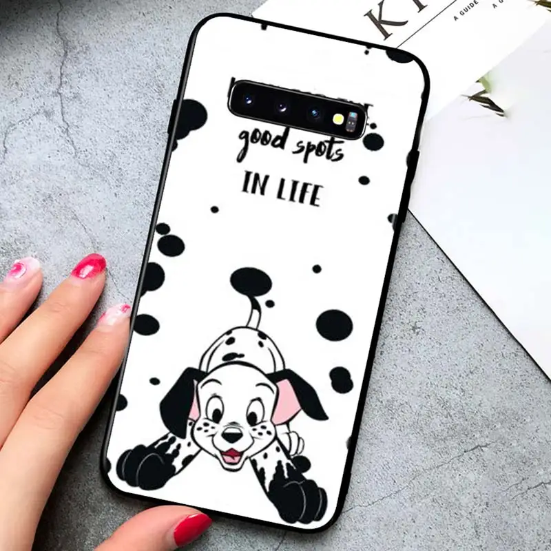 

101 Dalmatians Dog for Samsung Galaxy S21 Ultra Plus Note 20 10 9 8 S10 S9 S8 S7 S6 Edge Plus Black Phone Case